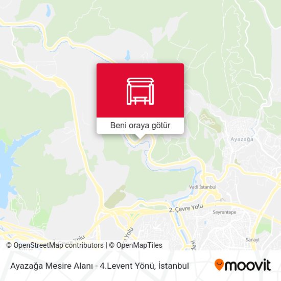 Ayazağa Mesire Alanı - 4.Levent Yönü harita