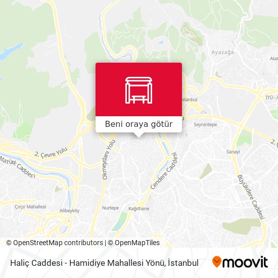 Haliç Caddesi - Hamidiye Mahallesi Yönü harita