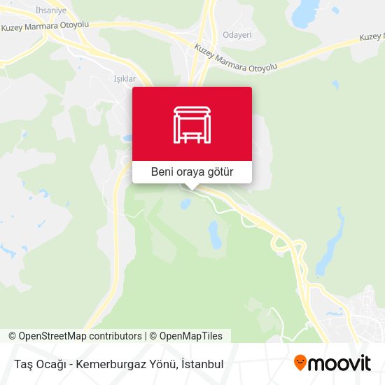 Taş Ocağı - Kemerburgaz Yönü harita
