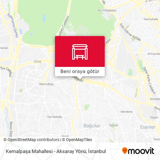 Kemalpaşa Mahallesi - Aksaray Yönü harita
