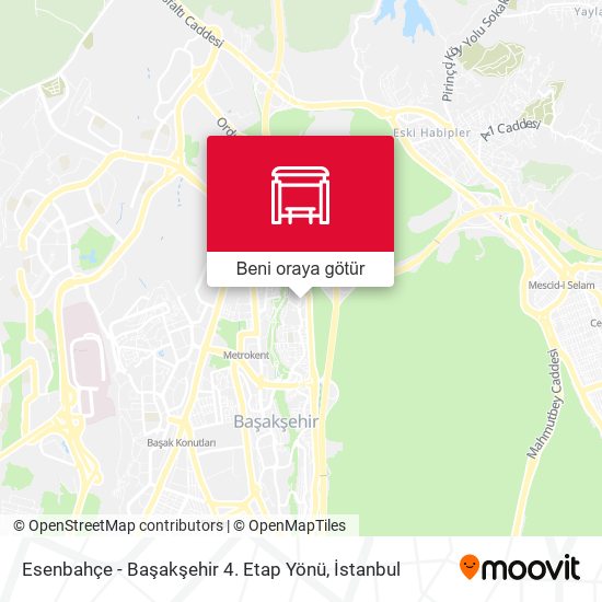Esenbahçe - Başakşehir 4. Etap Yönü harita