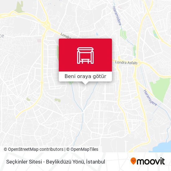 Seçkinler Sitesi - Beylikdüzü Yönü harita