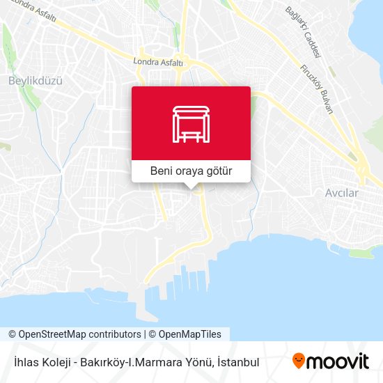 İhlas Koleji - Bakırköy-I.Marmara Yönü harita