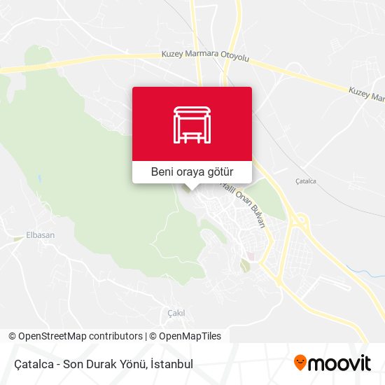 Çatalca - Son Durak Yönü harita