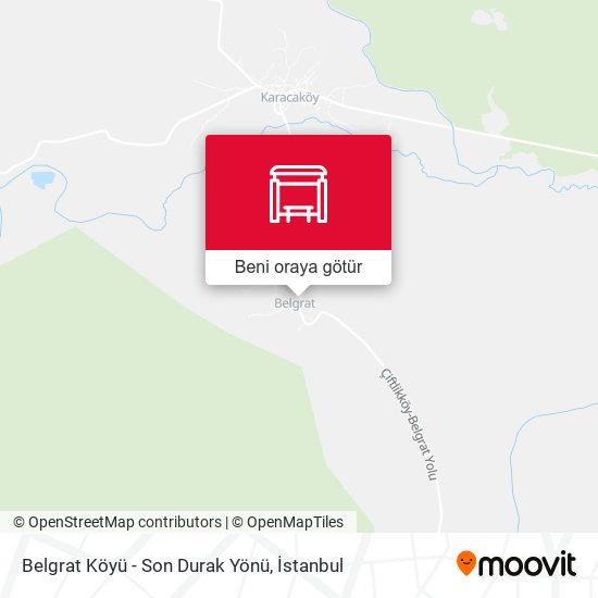 Belgrat Köyü - Son Durak Yönü harita