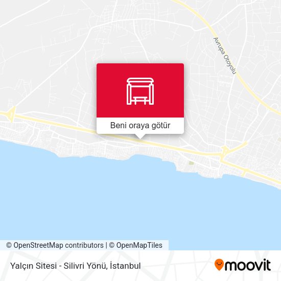 Yalçın Sitesi - Silivri Yönü harita
