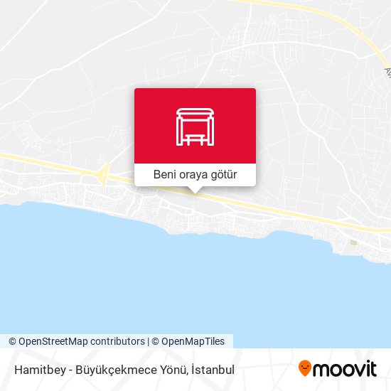 Hamitbey - Büyükçekmece Yönü harita