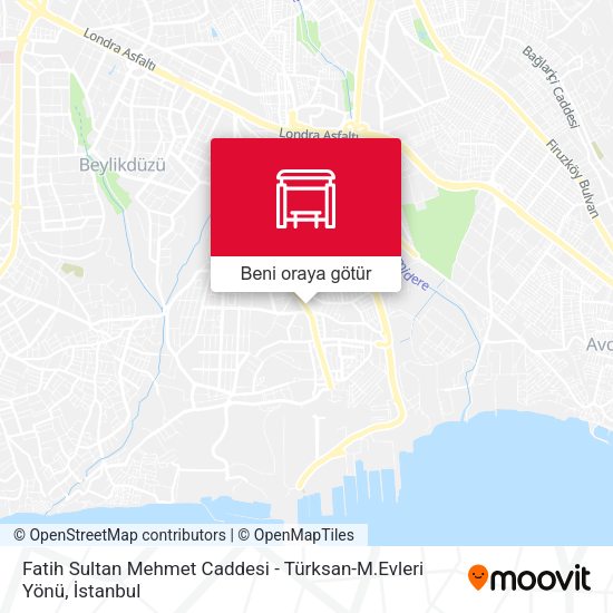 Fatih Sultan Mehmet Caddesi - Türksan-M.Evleri Yönü harita