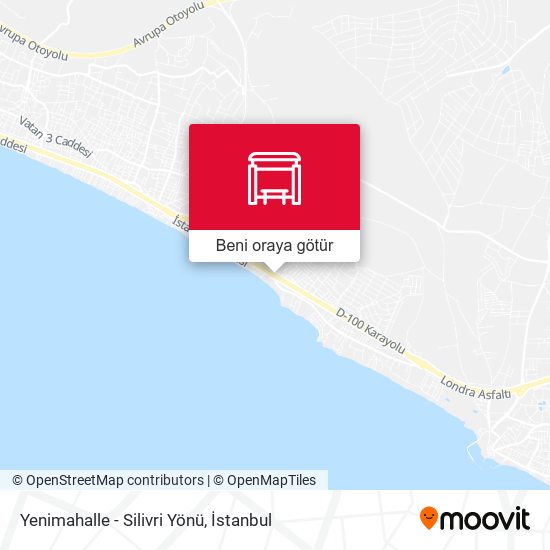 Yenimahalle - Silivri Yönü harita