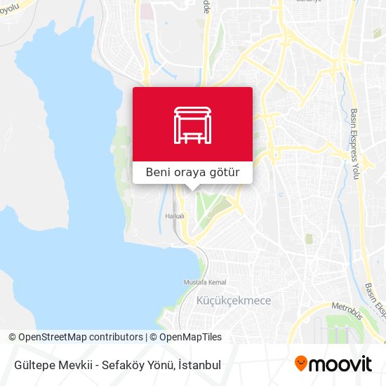 Gültepe Mevkii - Sefaköy Yönü harita