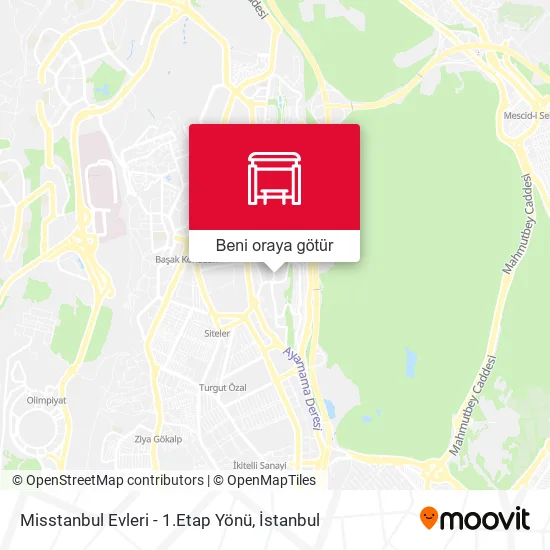 Misstanbul Evleri - 1.Etap Yönü harita