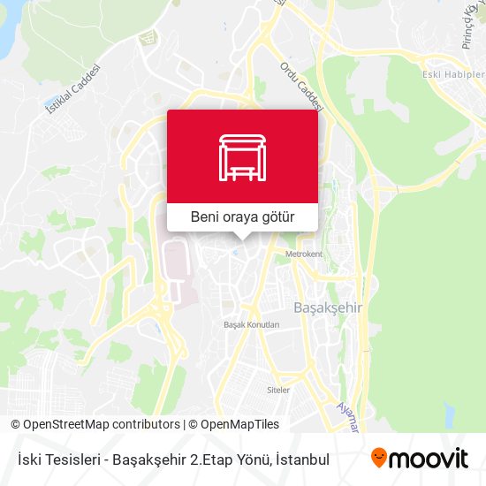 İski Tesisleri - Başakşehir 2.Etap Yönü harita