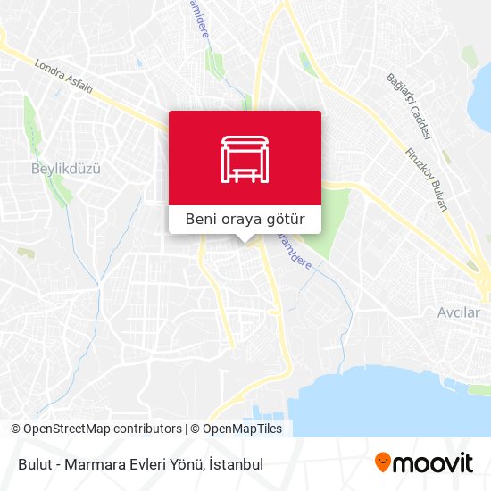 Bulut - Marmara Evleri Yönü harita