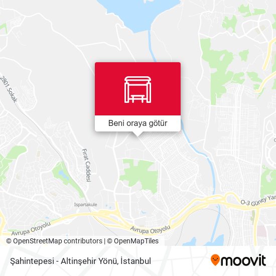 Şahintepesi - Altinşehir Yönü harita