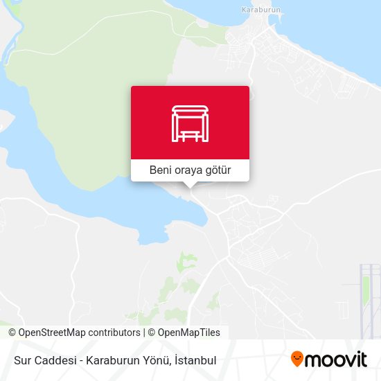 Sur Caddesi - Karaburun Yönü harita