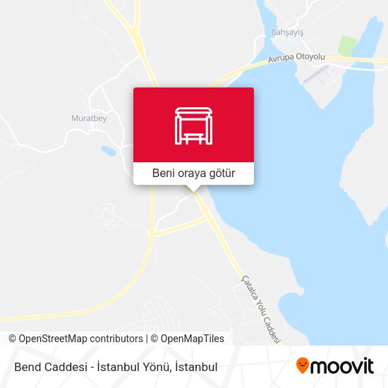 Bend Caddesi - İstanbul Yönü harita