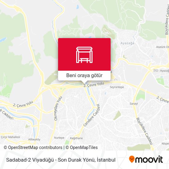 Sadabad-2 Viyadüğü - Son Durak Yönü harita