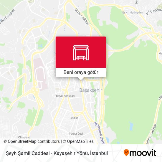 Şeyh Şamil Caddesi - Kayaşehir Yönü harita