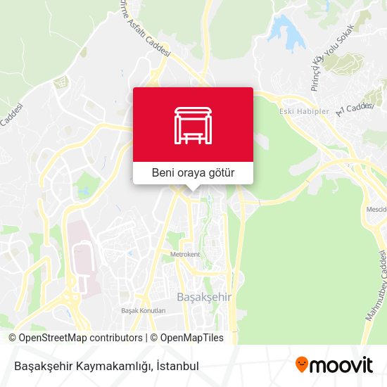 Başakşehir Kaymakamlığı harita