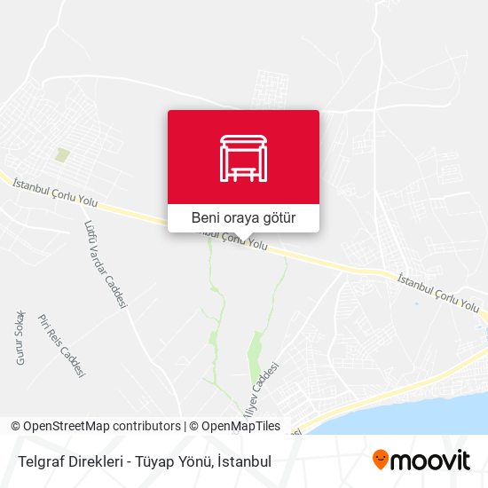 Telgraf Direkleri - Tüyap Yönü harita