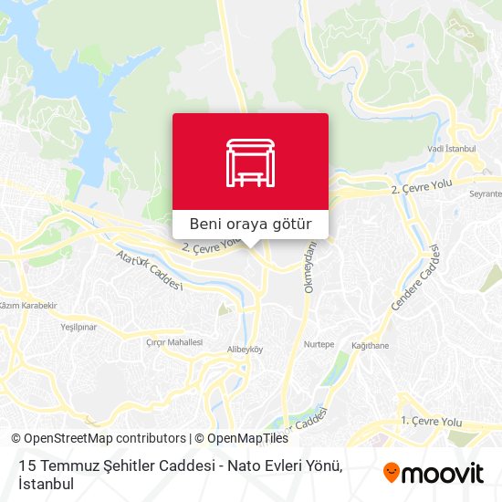 15 Temmuz Şehitler Caddesi - Nato Evleri Yönü harita
