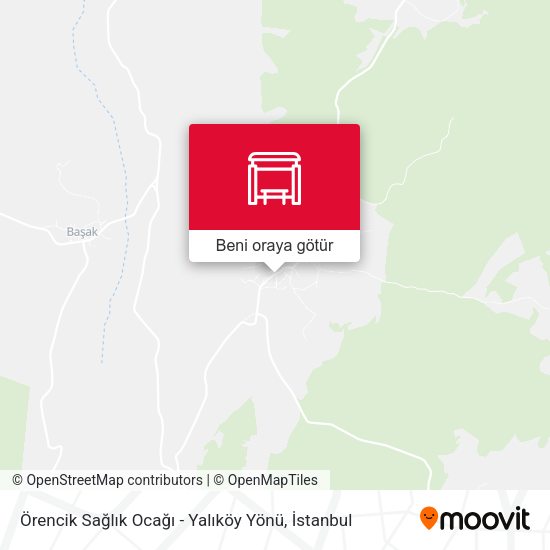Örencik Sağlık Ocağı - Yalıköy Yönü harita