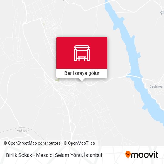 Birlik Sokak - Mescidi Selam Yönü harita