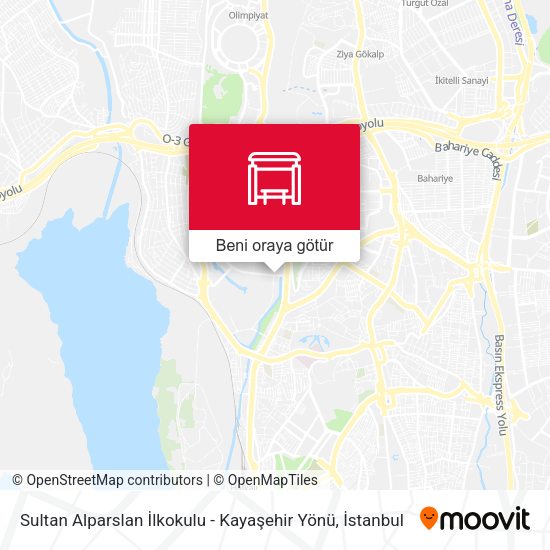 Sultan Alparslan İlkokulu - Kayaşehir Yönü harita