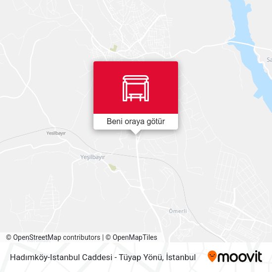 Hadımköy-Istanbul Caddesi - Tüyap Yönü harita