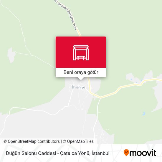 Düğün Salonu Caddesi - Çatalca Yönü harita