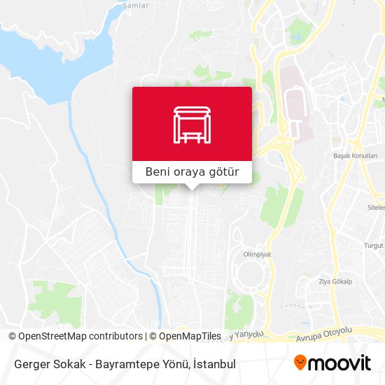 Gerger Sokak - Bayramtepe Yönü harita