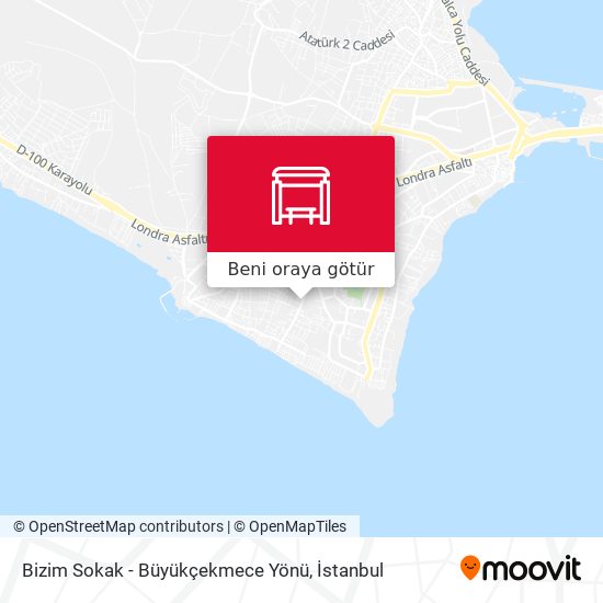 Bizim Sokak - Büyükçekmece Yönü harita