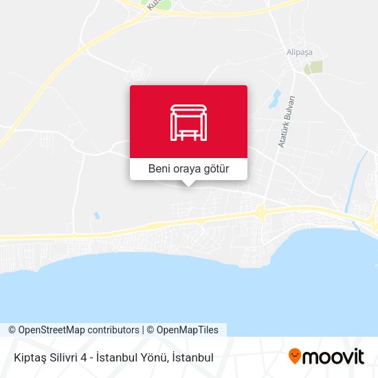 Kiptaş Silivri 4 - İstanbul Yönü harita