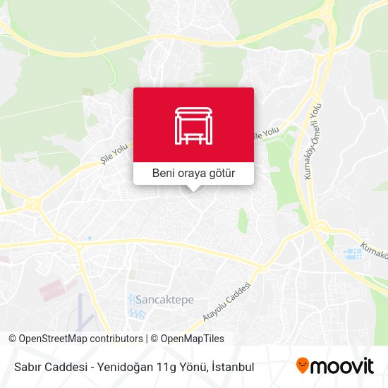 Sabır Caddesi - Yenidoğan 11g Yönü harita
