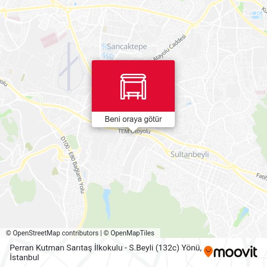 Perran Kutman Sarıtaş İlkokulu - S.Beyli (132c) Yönü harita