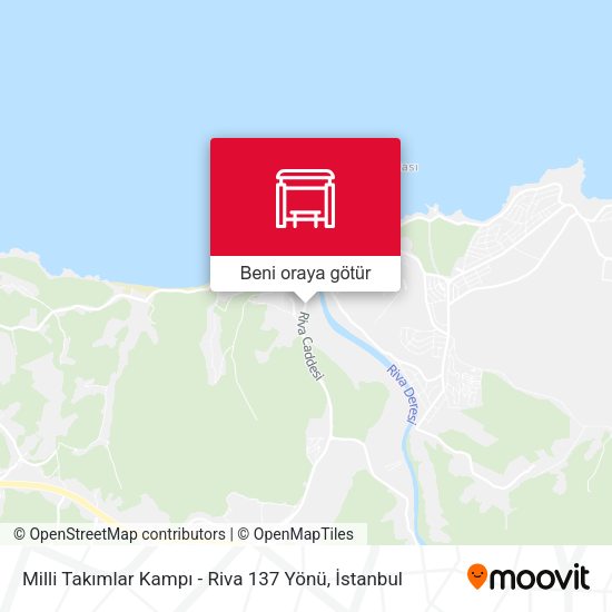 Milli Takımlar Kampı - Riva 137 Yönü harita