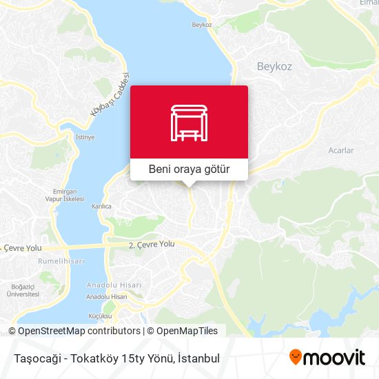 Taşocaği - Tokatköy 15ty Yönü harita