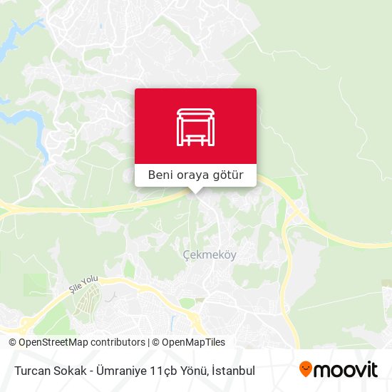 Turcan Sokak - Ümraniye 11çb Yönü harita