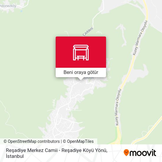 Reşadiye Merkez Camii - Reşadiye Köyü Yönü harita