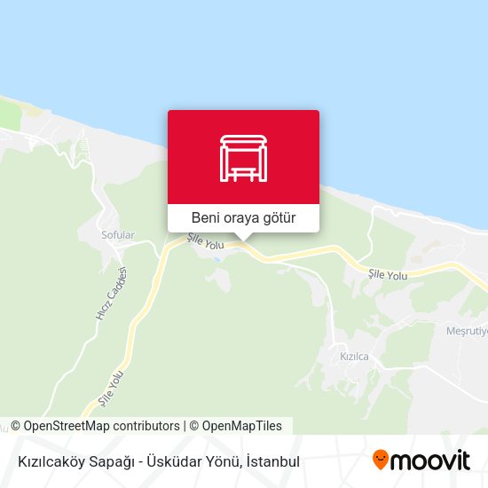 Kızılcaköy Sapağı - Üsküdar Yönü harita