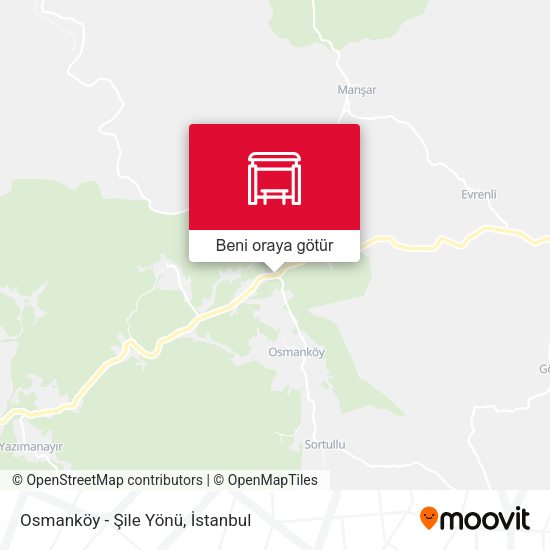 Osmanköy - Şile Yönü harita