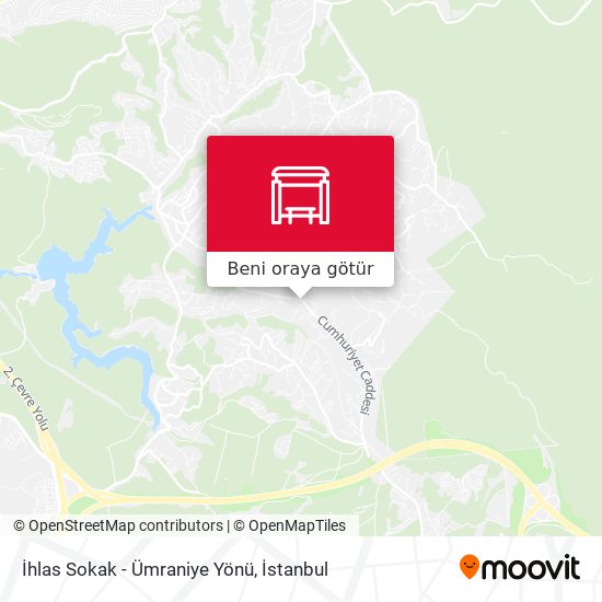 İhlas Sokak - Ümraniye Yönü harita