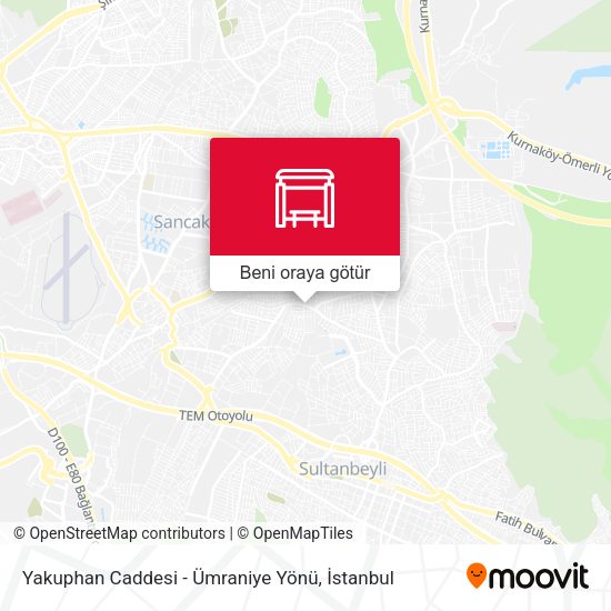 Yakuphan Caddesi - Ümraniye Yönü harita