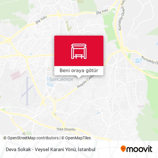 Deva Sokak - Veysel Karani Yönü harita