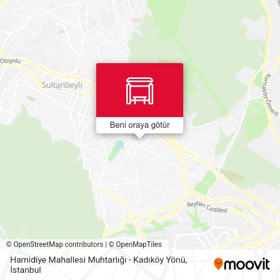 Hamidiye Mahallesi Muhtarlığı - Kadıköy Yönü harita
