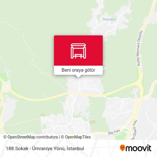 188.Sokak - Ümraniye Yönü harita