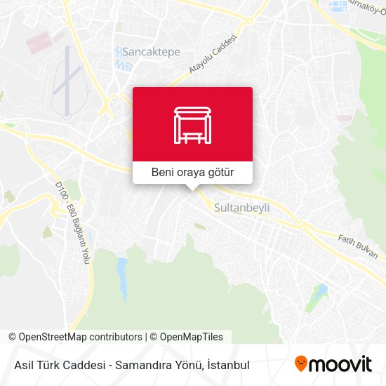 Asil Türk Caddesi - Samandıra Yönü harita