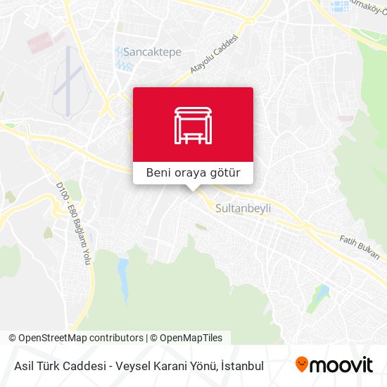 Asil Türk Caddesi - Veysel Karani Yönü harita