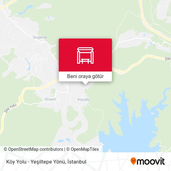 Köy Yolu - Yeşiltepe Yönü harita
