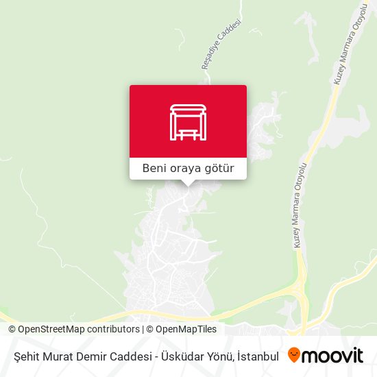 Şehit Murat Demir Caddesi - Üsküdar Yönü harita